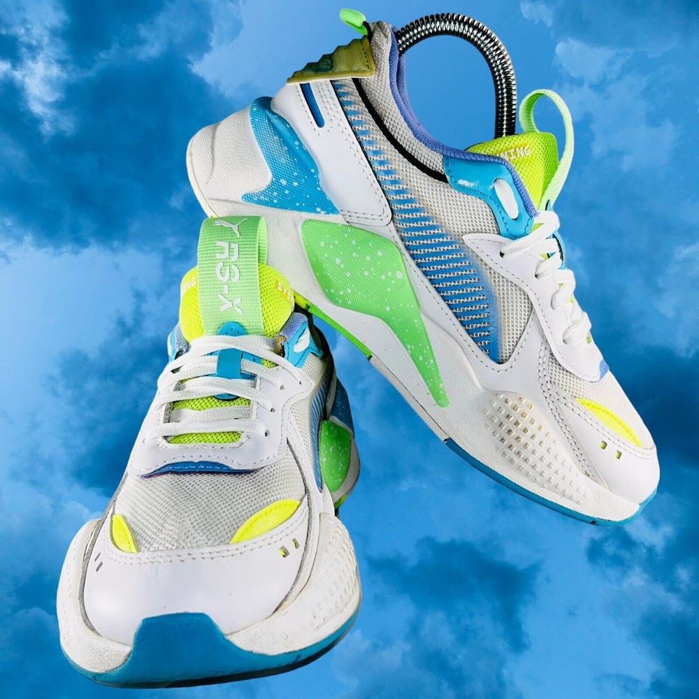 Puma RS-X Airbrush Girls Size 5.5C Sneakers Shoes Casual Colorful 382763-02